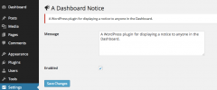 A Dashboard Notice screenshot 1