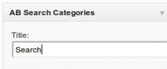 AB Categories Search Widget screenshot 1