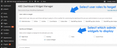 ABD Dashboard Widget Manager screenshot 2