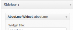 About.me Widget screenshot 1