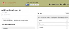 AccessPress Social Icons screenshot 1