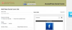AccessPress Social Icons screenshot 2