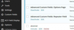 ACF Field Display screenshot 1
