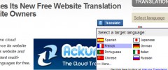 Ackuna Blog Translator screenshot 2