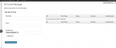 Ad Code Manager screenshot 1
