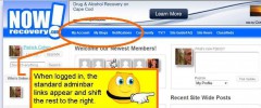 Add All Nav Links to BP Adminbar screenshot 2