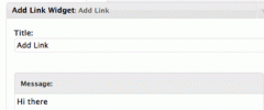 Add Link screenshot 1
