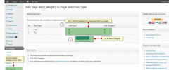 Add Tags And Category To Page and Post Types screenshot 1