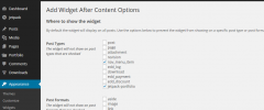 Add Widget After Content screenshot 1