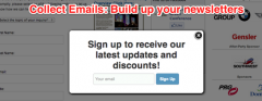 Sticky Popup Announcements and Email Capture screenshot 1