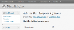 Admin Bar Hopper screenshot 2