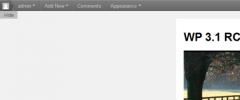 Admin Bar Minimiser screenshot 1