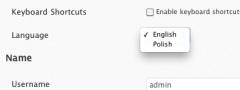 Admin Language screenshot 1