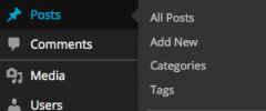 Admin Menu Post List screenshot 2
