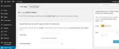 Admin Page Framework screenshot 3