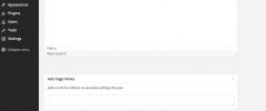 Admin Page Notes screenshot 1