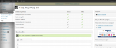 HTML FAQ PAGE screenshot 1