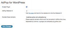 AdPop for WordPress screenshot 1