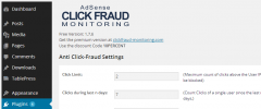 Google AdSense Click-Fraud Monitoring Plugin screenshot 3