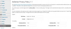 AdSense Privacy Policy screenshot 1