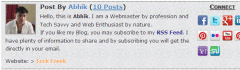 Advanced Author Bio screenshot 1