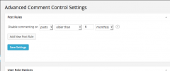 Advanced Comment Control screenshot 2