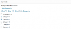 Advanced Custom Fields Categories screenshot 2