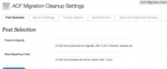 Advanced Custom Fields Migration Cleanup screenshot 1