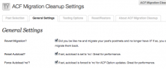 Advanced Custom Fields Migration Cleanup screenshot 2