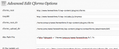 Advanced Edit Cforms screenshot 1