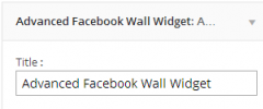 Advanced Facebook Wall Widget screenshot 2