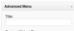 Advanced Menu Widget screenshot 1