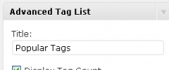 Advanced Tag Lists screenshot 1