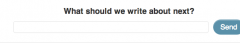 Advanced What should we write next about screenshot 1