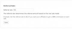 Affiliates Jigoshop Integration Light screenshot 1