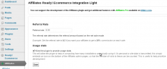 Affiliates Ready! Ecommerce Integration Light screenshot 1