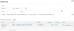 Affiliates WooCommerce Integration Light screenshot 2