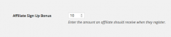 AffiliateWP - Sign Up Bonus screenshot 1