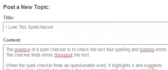 After The Deadline For BuddyPress screenshot 1