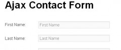Ajax Contact Form screenshot 1