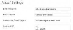 Ajax Contact Form screenshot 2