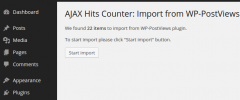 AJAX Hits Counter + Popular Posts Widget screenshot 3