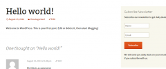 Aksh Mailchimp Widget screenshot 4