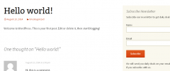 Aksh Mailchimp Widget screenshot 5