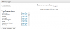 AlchemyTagger screenshot 2