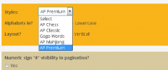 Alphabetic Pagination screenshot 2