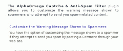 AlphaOmega Captcha & Anti-Spam Filter screenshot 6