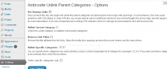 Ambrosite Unlink Parent Categories screenshot 1