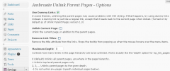 Ambrosite Unlink Parent Pages screenshot 1