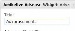 Amikelive Adsense Widget screenshot 1